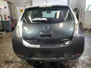 2013 Nissan LEAF SV with VIN 1N4AZ0CP3DC421675, listed as a Copart auction lot 45648375 with 40,437 mi miles and Salvage Title. Bid and sale history available at carsss.com. Image 6.