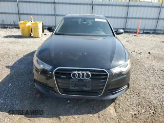 2015 Audi A6 Premium Plus with VIN WAUGFAFC9FN035214, listed as a Copart auction lot 56355095 with 164,766 mi miles and Salvage title. Bid and sale history available at DreamBid. Image 5.