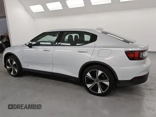 2023 Polestar 2 with VIN YSMED3KA7PL136589, listed as a Copart auction lot 54148225 with 96,851 mi miles and Clean Title. Bid and sale history available at DreamBid. Image 2.