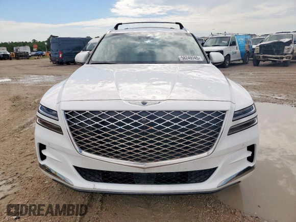 2024 Genesis GV80 z VIN KMUHBDSB6RU169123, wystawiony jako Copart lot #58249745 z przebiegiem 15 mil mil oraz Szkoda całkowita • Salvage title. Historia ofert i sprzedaży dostępna na DreamBid. Obrazek 5.