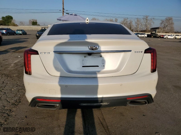 2022 Cadillac CT5 Premium Luxury with VIN 1G6DN5RK9N0118756, listed as a Copart auction lot 46191675 with 45,527 mi miles and Salvage Title. Bid and sale history available at carsss.com. Image 6.