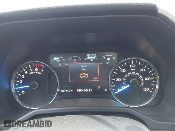 2015 Ford F-150 XL with VIN 1FTEW1CFXFKD40022, listed as a IAAI auction lot 41982367 with 93,711 mi miles. Bid and sale history available at carsss.com. Image 7.