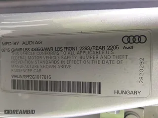2016 Audi A3 1.8T Premium with VIN WAUA7GFF2G1017615, listed as a IAAI auction lot 41725731 with 70,332 mi miles. Bid and sale history available at carsss.com. Image 9.