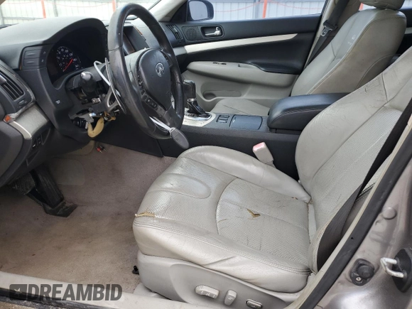 2007 Infiniti G35 Journey with VIN JNKBV61E67M725255, listed as a Copart auction lot 76251064 with 214,985 mi miles and Salvage Title. Bid and sale history available at DreamBid. Image 7.