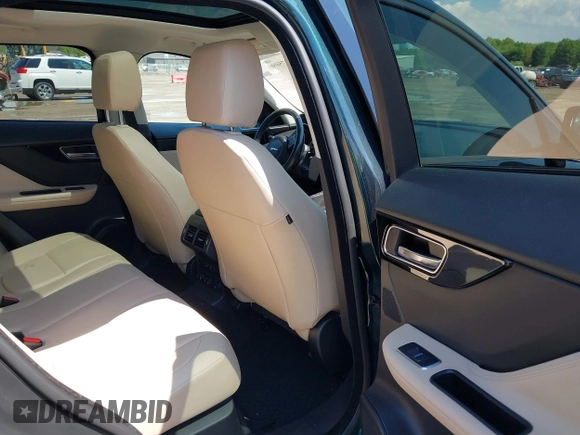 2017 Jaguar F-Pace 35t Premium with VIN SADCJ2BV1HA091739, listed as a IAAI auction lot 42275098 with 108,888 mi miles and . Bid and sale history available at DreamBid. Image 8.