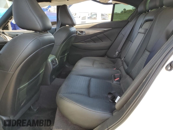 2020 Infiniti Q50 Luxe with VIN JN1EV7AR0LM253462, listed as a Copart auction lot 64016965 with 47,442 mi miles and Non repairable. Bid and sale history available at DreamBid. Image 10.