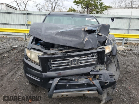 2006 Honda Ridgeline RTL with VIN 2HJYK16556H516831, listed as a Copart auction lot 52896565 with 211,504 mi miles and Salvage Title. Bid and sale history available at carsss.com. Image 5.