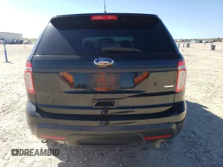2014 Ford Utility Police Interceptor with VIN 1FM5K8AR4EGC13927, listed as a Copart auction lot 80695424 with 176,680 mi miles and Salvage Title. Bid and sale history available at carsss.com. Image 6.
