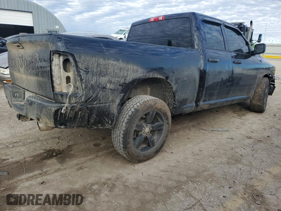 2013 Ram 1500 Express with VIN 1C6RR6FTXDS716567, listed as a Copart auction lot 80536984 with 154,980 mi miles and Salvage title. Bid and sale history available at DreamBid. Image 3.