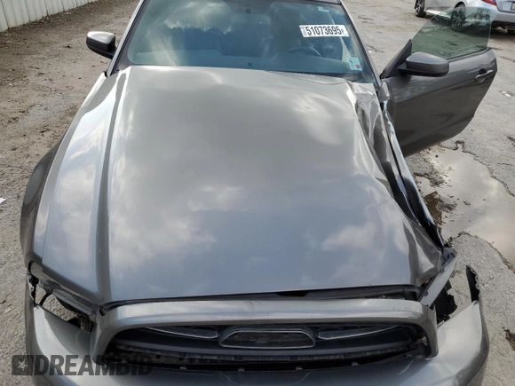 2014 Ford Mustang V6 with VIN 1ZVBP8AM9E5316301, listed as a Copart auction lot 51073695 with Not Provided miles and Salvage Title. Bid and sale history available at DreamBid. Image 12.