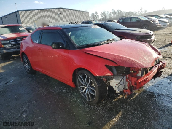 2014 Scion tC with VIN JTKJF5C75E3080967, listed as a Copart auction lot 42158235 with 133,733 mi miles and Salvage Title. Bid and sale history available at carsss.com. Image 4.