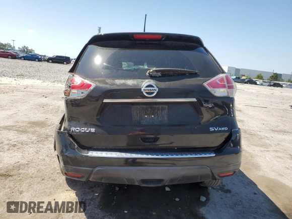 2015 Nissan Rogue SV with VIN KNMAT2MV7FP526333, listed as a Copart auction lot 52673815 with 155,262 mi miles and Salvage Title. Bid and sale history available at carsss.com. Image 6.
