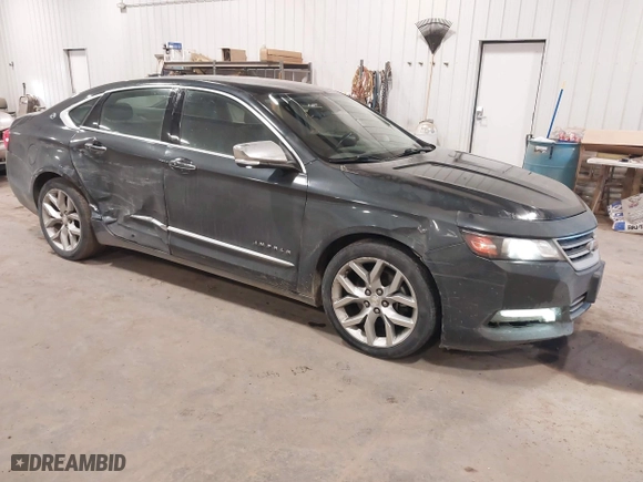 2018 Chevrolet Impala Premier with VIN 2G1125S33J9135718, listed as a IAAI auction lot 41452446 with 153,183 mi miles. Bid and sale history available at carsss.com. Image 1.