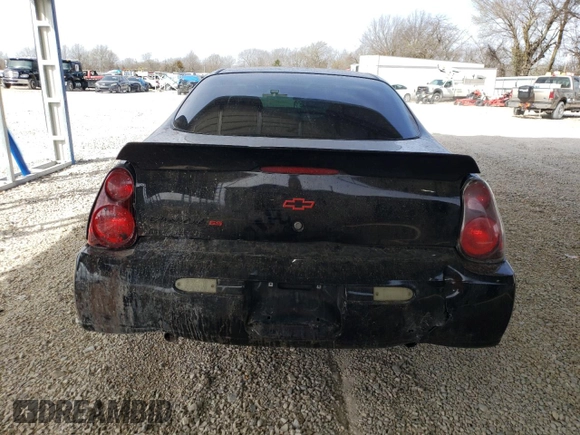 2004 Chevrolet Monte Carlo SS with VIN 2G1WX12K449316368, listed as a Copart auction lot 49413425 with 166,244 mi miles and Salvage Title. Bid and sale history available at carsss.com. Image 6.