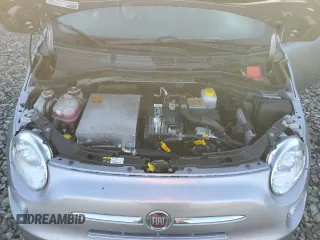 2017 FIAT 500e with VIN 3C3CFFGE9HT699177, listed as a Copart auction lot 47681085 with 15,911 mi miles and Clean Title. Bid and sale history available at carsss.com. Image 11.