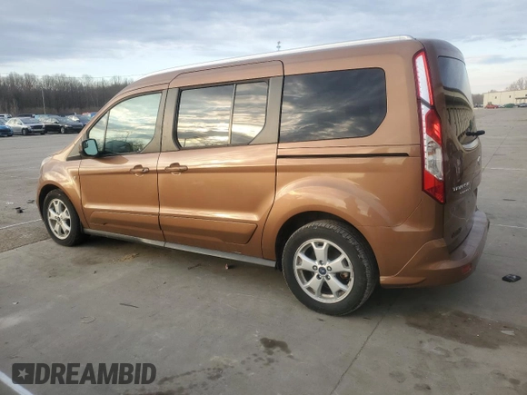 2014 Ford Transit Connect Titanium z VIN NM0GE9G72E1148012, wystawiony jako Copart lot #50765065 z przebiegiem 142 169 mil mil oraz Szkoda całkowita • Salvage title. Historia ofert i sprzedaży dostępna na DreamBid. Obrazek 2.