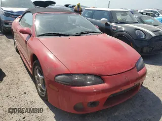 1998 Mitsubishi Eclipse GS with VIN 4A3AX35G7WE012565, listed as a Copart auction lot 76321434 with 0 mi miles and Salvage Title. Bid and sale history available at carsss.com. Image 5.