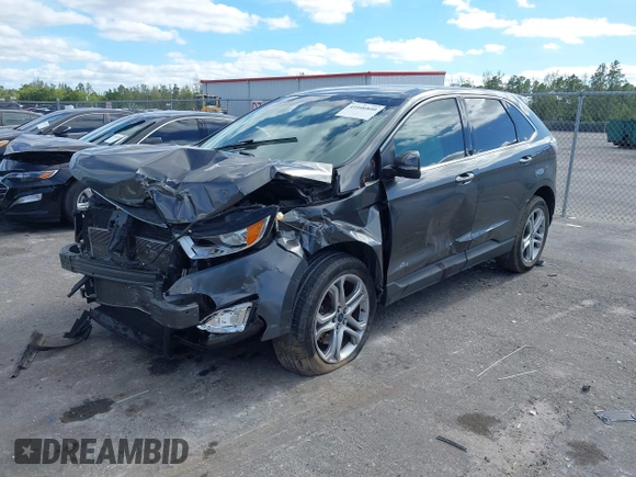 2016 Ford Edge Titanium with VIN 2FMPK3K87GBB22551, listed as a IAAI auction lot 41046840 with 98,349 mi miles. Bid and sale history available at carsss.com. Image 2.