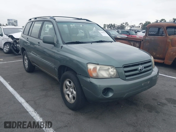 2005 Toyota Highlander with VIN JTEGD21A750108737, listed as a IAAI auction lot 42587921 with 207,233 mi miles and . Bid and sale history available at DreamBid. Image 1.
