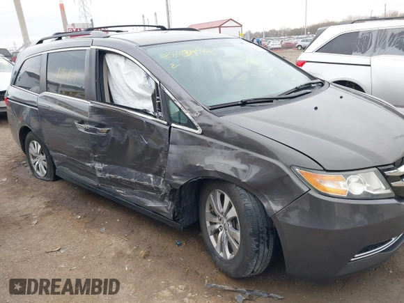2015 Honda Odyssey EX z VIN 5FNRL5H45FB089268, wystawiony jako IAAI lot #41893484 z przebiegiem 117 402 mil mil oraz . Historia ofert i sprzedaży dostępna na DreamBid. Obrazek 6.