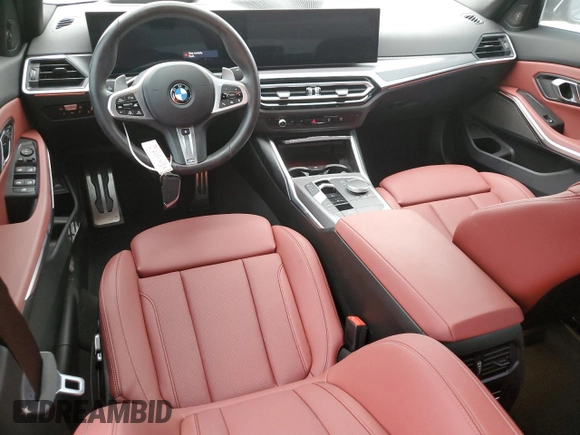 2024 BMW 3 Series M340i with VIN 3MW49FS0XR8E19139, listed as a Copart auction lot 76483684 with 9,963 mi miles and Salvage Title. Bid and sale history available at carsss.com. Image 8.