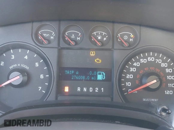 2010 Ford F-150 XL with VIN 1FTEX1CW1AKE21903, listed as a IAAI auction lot 41658076 with 276,008 mi miles. Bid and sale history available at carsss.com. Image 7.