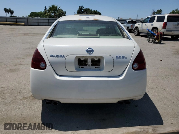 2006 Nissan Maxima SE z VIN 1N4BA41E46C841162, wystawiony jako Copart lot #56487185 z przebiegiem Nie podano mil oraz Czysty tytuł • Clean title. Historia ofert i sprzedaży dostępna na DreamBid. Obrazek 6.