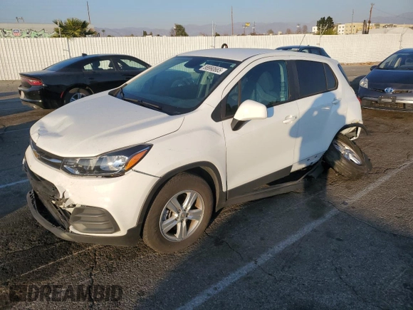 2022 Chevrolet Trax LS with VIN KL7CJNSM5NB507041, listed as a Copart auction lot 88990665 with 30,986 mi miles and Salvage Title. Bid and sale history available at carsss.com. Image 1.
