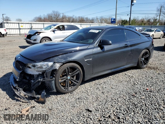 2015 BMW M4 with VIN WBS3R9C53FK329165, listed as a Copart auction lot 48351634 with 135,757 mi miles. Bid and sale history available at carsss.com. Image 1.