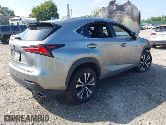2020 Lexus NX 300 F Sport with VIN JTJSARDZ0L5008980, listed as a IAAI auction lot 42688640 with Not provided miles and . Bid and sale history available at DreamBid. Image 4.