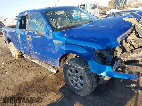 2014 Ford F-150 XL with VIN 1FTFW1EF9EKF51826, listed as a IAAI auction lot 41447705 with 144,051 mi miles. Bid and sale history available at carsss.com. Image 1.