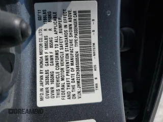2011 Honda Insight z VIN JHMZE2H36BS005924, wystawiony jako Copart lot #48688355 z przebiegiem 137 345 mil mil oraz Szkoda całkowita • Salvage title. Historia ofert i sprzedaży dostępna na DreamBid. Obrazek 12.