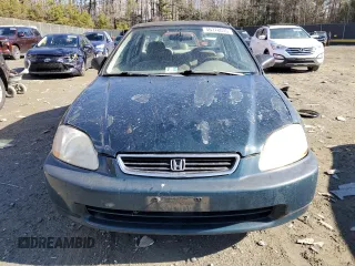 1997 Honda Civic LX with VIN 2HGEJ6673VH533278, listed as a Copart auction lot 46778035 with 212,859 mi miles and Salvage Title. Bid and sale history available at carsss.com. Image 5.