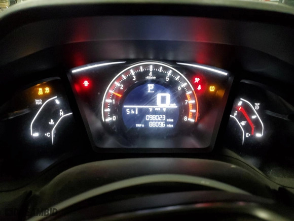 2017 Honda Civic Hatchback LX with VIN SHHFK7H22HU206208, listed as a Copart auction lot 50200555 with 98,023 mi miles and Non Repairable. Bid and sale history available at carsss.com. Image 9.