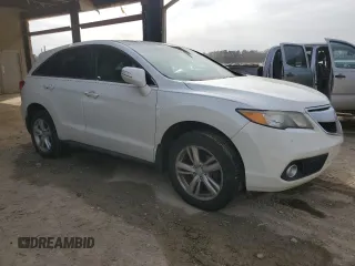 2014 Acura RDX Tech Pkg with VIN 5J8TB3H53EL002695, listed as a Copart auction lot 46033125 with 186,300 mi miles and Salvage Title. Bid and sale history available at carsss.com. Image 4.