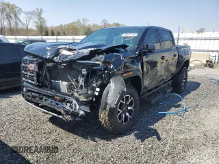 2024 GMC Canyon 4WD AT4X with VIN 1GTP6EEK7R1222174, listed as a Copart auction lot 50627415 with 2,642 mi miles and Salvage Title. Bid and sale history available at carsss.com. Image 1.