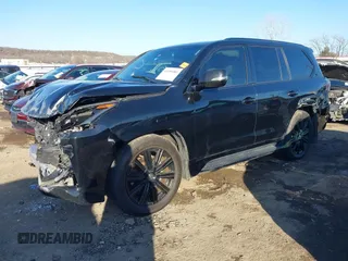 2019 Lexus LX with VIN JTJHY7AX3K4300950, listed as a IAAI auction lot 41399381 with 108,884 mi miles. Bid and sale history available at carsss.com. Image 2.