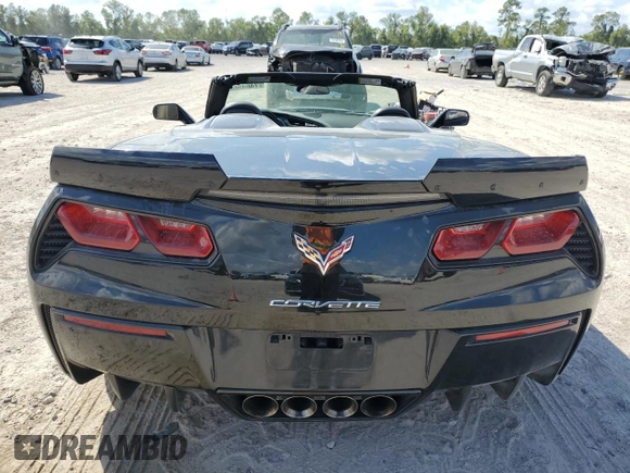 2017 Chevrolet Corvette 3LT with VIN 1G1YF3D70H5123914, listed as a Copart auction lot 74045624 with 64,126 mi miles and Clean Title. Bid and sale history available at carsss.com. Image 10.