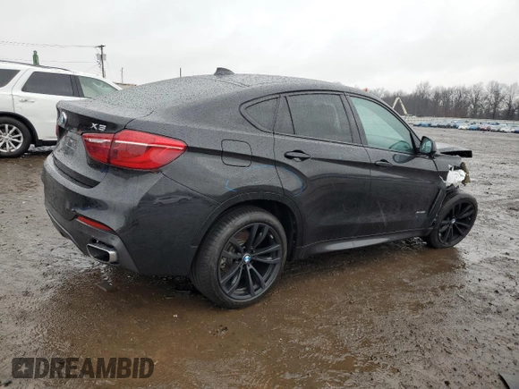2019 BMW X6 xDrive35i with VIN 5UXKU2C56K0Z65348, listed as a Copart auction lot 40125783 with 48,719 mi miles. Bid and sale history available at carsss.com. Image 3.