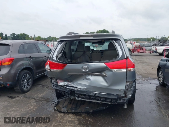 2012 Toyota Sienna XLE AAS with VIN 5TDYK3DC6CS243008, listed as a IAAI auction lot 40351580 with 157,752 mi miles and . Bid and sale history available at DreamBid. Image 16.