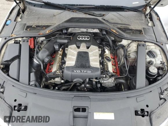 2013 Audi A8 3.0L z VIN WAURGAFD5DN018082, wystawiony jako Copart lot #60092825 z przebiegiem 69 345 mil mil oraz Szkoda całkowita • Salvage title. Historia ofert i sprzedaży dostępna na DreamBid. Obrazek 11.