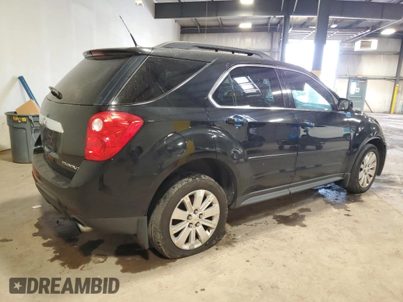 2010 Chevrolet Equinox 2LT with VIN 2CNFLPEYXA6238662, listed as a Copart auction lot 55148105 with 167,849 mi miles and Salvage Title. Bid and sale history available at DreamBid. Image 3.