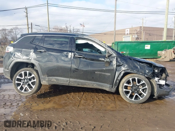 2021 Jeep Compass Limited with VIN 3C4NJDCB1MT522099, listed as a IAAI auction lot 41680834 with 44,110 mi miles and . Bid and sale history available at DreamBid. Image 12.