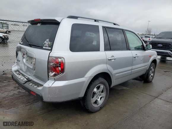 2006 Honda Pilot EX-L with RES with VIN 5FNYF28636B026253, listed as a Copart auction lot 46027275 with 357,422 mi miles and Salvage Title. Bid and sale history available at carsss.com. Image 3.
