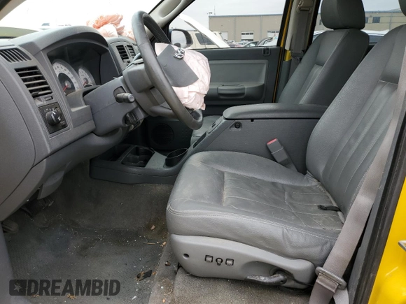 2007 Dodge Dakota SLT with VIN 1D7HE48K57S263008, listed as a Copart auction lot 45653365 with Not Provided miles and Salvage Title. Bid and sale history available at DreamBid. Image 7.