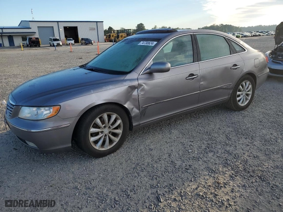 2006 Hyundai Azera SE with VIN KMHFC46F26A133300, listed as a Copart auction lot 74730624 with 100,963 mi miles and Salvage Title. Bid and sale history available at carsss.com. Image 1.