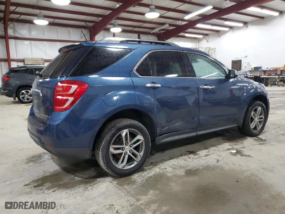 2016 Chevrolet Equinox LTZ with VIN 2GNALDEK9G6141509, listed as a Copart auction lot 53040415 with 140,187 mi miles and Clean Title. Bid and sale history available at carsss.com. Image 3.