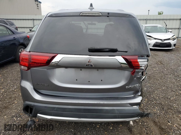 2018 Mitsubishi Outlander SE with VIN JA4AD3A36JZ016908, listed as a Copart auction lot 58906535 with 175,094 mi miles and Salvage title. Bid and sale history available at DreamBid. Image 6.
