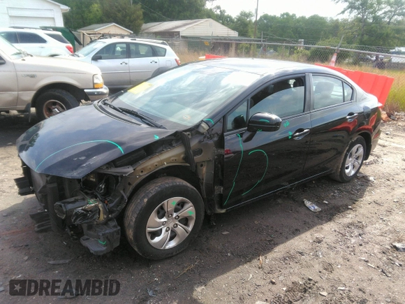 2015 Honda Civic LX with VIN 2HGFB2F54FH549385, listed as a IAAI auction lot 42123750 with 132,500 mi miles and . Bid and sale history available at DreamBid. Image 17.