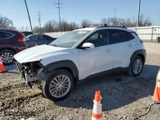 2021 Hyundai Kona SEL Plus with VIN KM8K6CAA6MU678407, listed as a Copart auction lot 48410805 with 58,634 mi miles and Salvage Title. Bid and sale history available at carsss.com. Image 1.